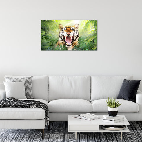 Wandbilder Wohnzimmer XXL Tieger Abstrakt Moderne Bilder Tiere